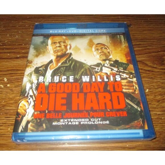 A Good Day to Die Hard (Blu-ray/DVD, 2013, Canadian) (unopened) Bruce Willis - Picture 3 of 5